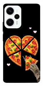 Чохол Pizza Love Cat для Xiaomi Redmi Note 12 Turbo