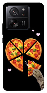 Чехол Pizza Love Cat для Xiaomi 13T Pro