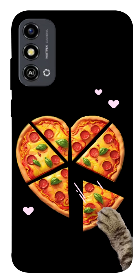 Чехол Pizza Love Cat для ZTE Blade A53