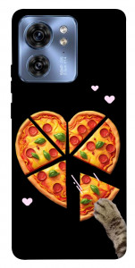 Чохол Pizza Love Cat для Motorola Edge 40