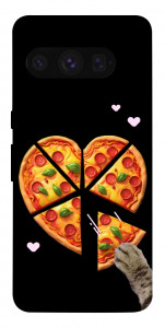 Чохол Pizza Love Cat для Google Pixel 8 Pro