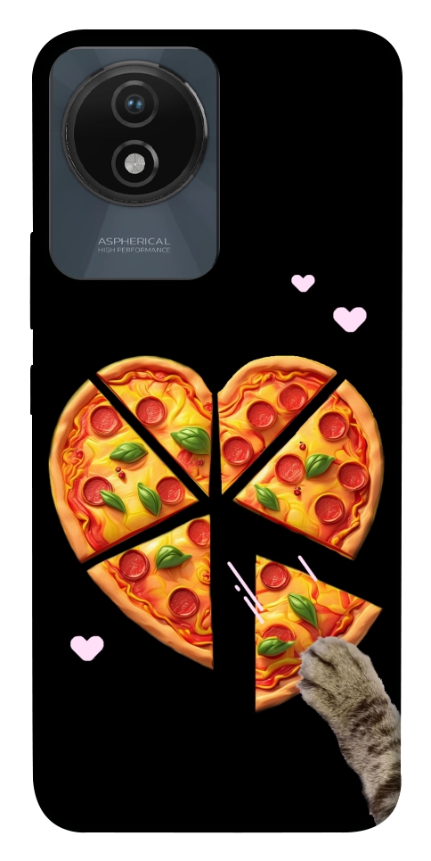 Чехол Pizza Love Cat для Vivo Y02