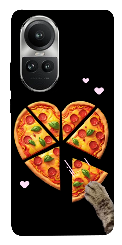 Чехол Pizza Love Cat для Oppo Reno 10