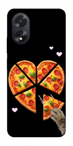 Чехол Pizza Love Cat для Oppo A38