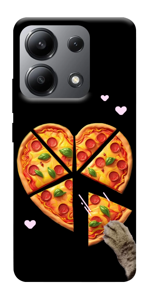 Чехол Pizza Love Cat для Xiaomi Redmi Note 13 4G