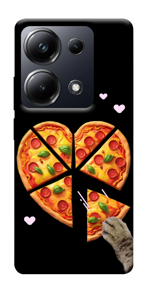 Чохол Pizza Love Cat для Xiaomi Poco M6