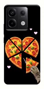 Чохол Pizza Love Cat для Xiaomi Redmi Note 13 Pro 4G