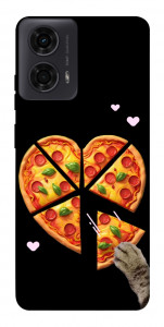 Чохол Pizza Love Cat для Motorola Moto G24