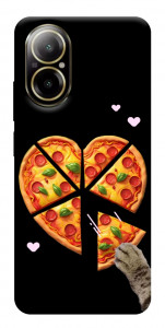 Чехол Pizza Love Cat для Realme C67 4G