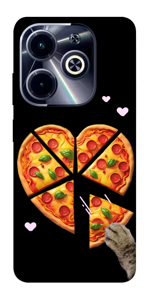 Чохол Pizza Love Cat для Infinix Hot 40i