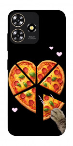 Чехол Pizza Love Cat для ZTE Blade A73 4G