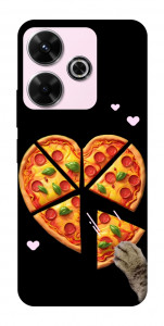 Чохол Pizza Love Cat для Xiaomi Redmi 13 4G