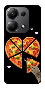 Чохол Pizza Love Cat для Xiaomi Redmi Note 13 Pro 5G