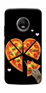 Чохол Pizza Love Cat для Motorola Moto G5S