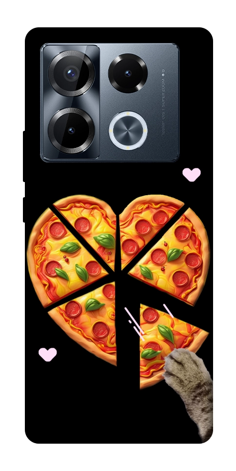 Чохол Pizza Love Cat для Infinix Note 40 Pro 4G