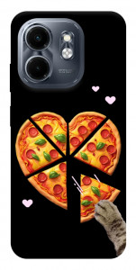 Чехол Pizza Love Cat для Infinix Hot 50i