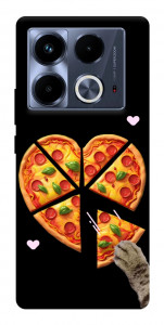 Чохол Pizza Love Cat для Infinix Note 40 4G