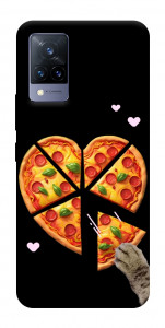 Чохол Pizza Love Cat для Vivo V21