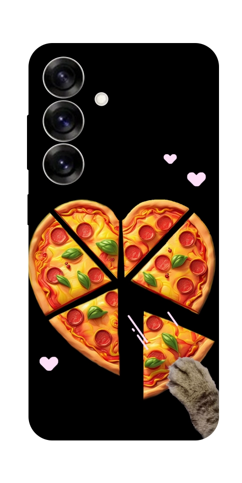 Чехол Pizza Love Cat для Galaxy S25