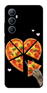 Чехол Pizza Love Cat для Realme C65 4G