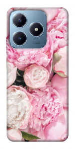 Чехол Pink peonies для Realme C63 4G