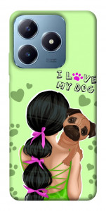 Чехол Love my dog для Realme C63 4G