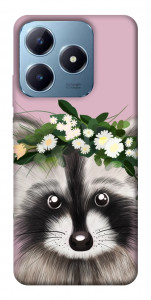 Чехол Raccoon in flowers для Realme C63 4G