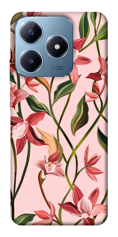 Чехол Floral motifs для Realme C63 4G