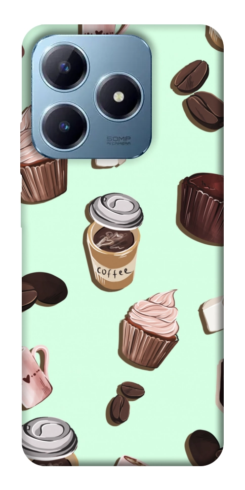 Чехол Coffee and sweets для Realme C63 4G