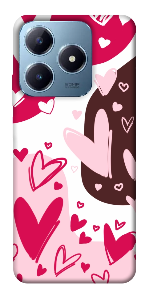 Чехол Hearts mood для Realme C63 4G