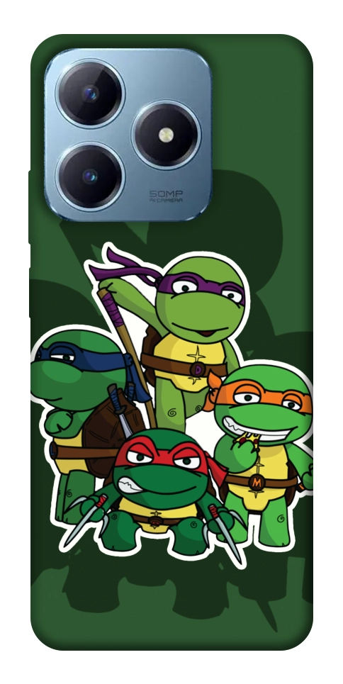 Чехол Green turtles для Realme C63 4G