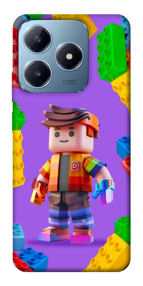 Чехол Colorful constructor для Realme C63 4G