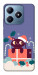 Чехол Christmas cat для Realme C63 4G