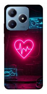 Чехол Neon heart для Realme C63 4G