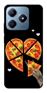 Чехол Pizza Love Cat для Realme C63 4G