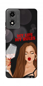 Чохол My life my rules для Motorola Moto E14