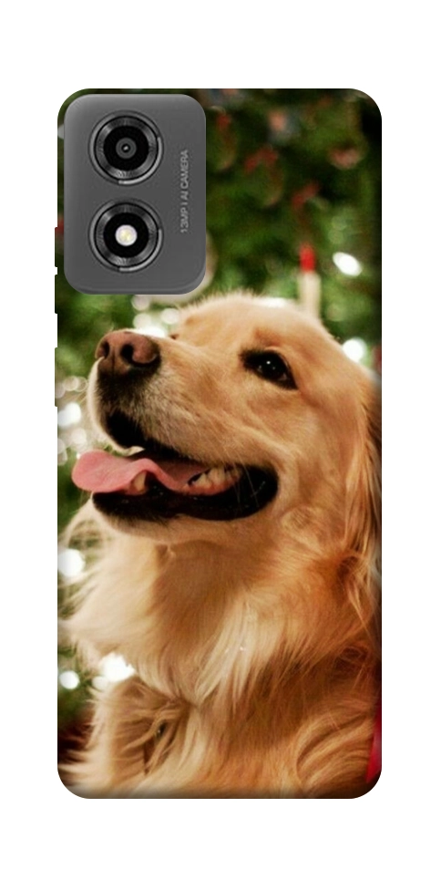 Чохол New year dog для Motorola Moto E14