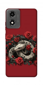 Чохол Roses snake для Motorola Moto E14