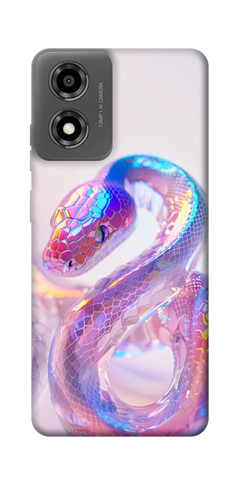 Чохол Holographic serpent для Motorola Moto E14