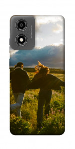 Чохол Happy couple для Motorola Moto E14