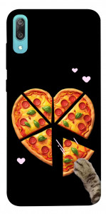 Чохол Pizza Love Cat для Huawei Y6 Pro (2019)