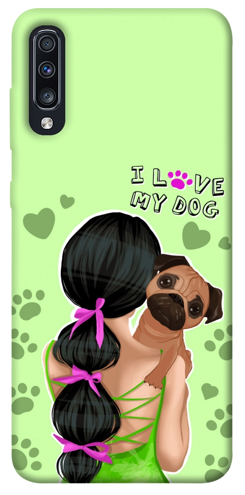 Чехол Love my dog для Galaxy A70s