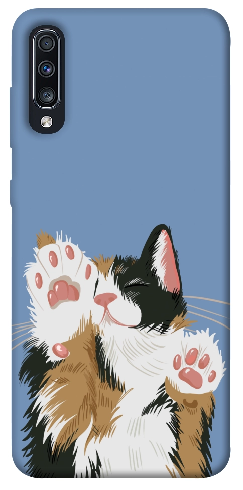 Чохол Funny cat для Galaxy A70s