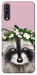 Чехол Raccoon in flowers для Galaxy A70s