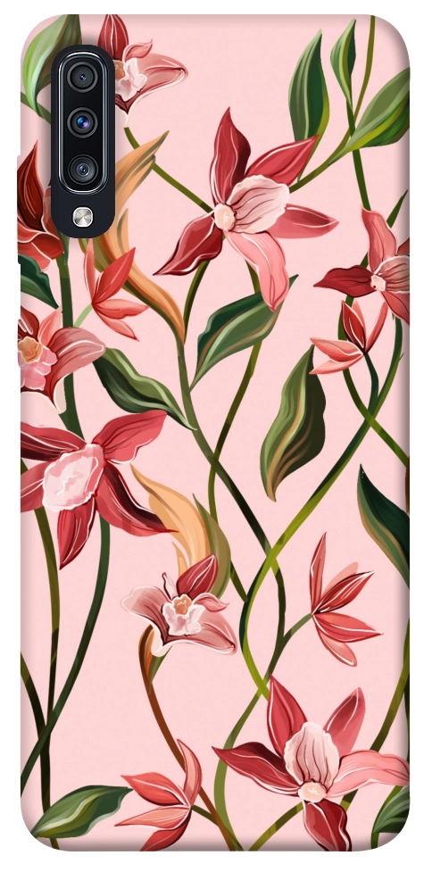 Чехол Floral motifs для Galaxy A70s