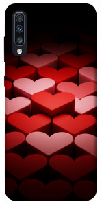 Чехол Hearts pattern для Galaxy A70s