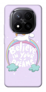 Чохол Believe in your dreams unicorn для Xiaomi Redmi Note 14 Pro+ 5G