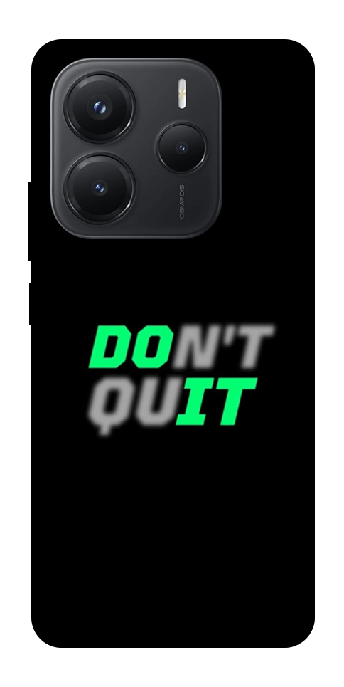 Чехол Don't quit для Xiaomi Redmi Note 14 5G