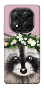 Чохол Raccoon in flowers для Xiaomi Redmi Note 14 Pro 5G