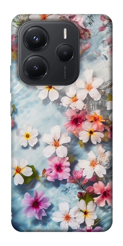 Чохол Floating flowers для Xiaomi Redmi Note 14 5G